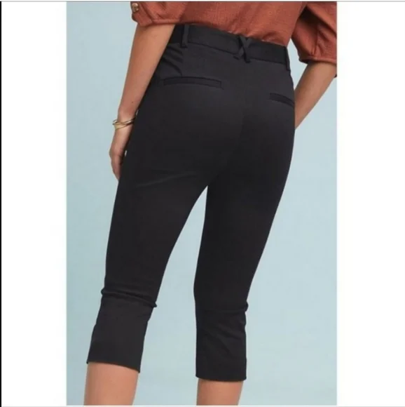 Anthropologie Cropped Skinny Pedal Pusher Pants - Picture 2 of 11